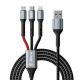 L302 3-in-1 Cable PD 1M Black UWINN