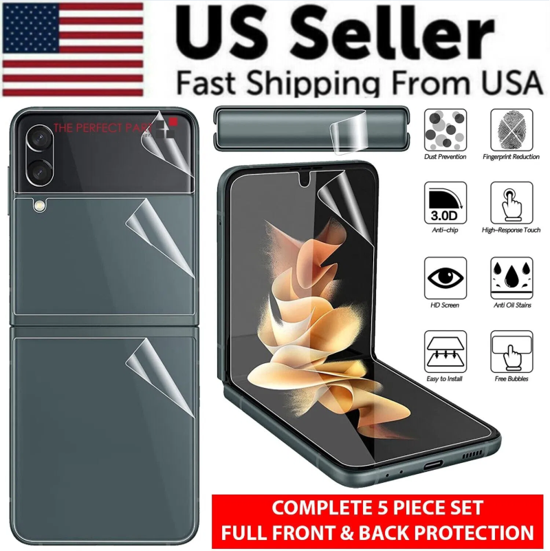 Galaxy Z Flip 3 5G Soft Hydrogel Screen Protector Film HD Lens Cover