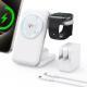 3-in-1 Foldable 25W Wireless Charger For Smartwatches Phones, And Headphones