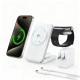 3-in-1 Foldable 25W Wireless Charger For Smartwatches Phones, And Headphones