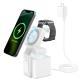 3-in-1 Bluetooth Speaker With Phone, Earphones, And Watchwireless Charger
