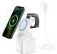 3-in-1 Bluetooth Speaker With Phone, Earphones, And Watchwireless Charger