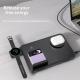 30W Dual-Device Magnetic Wireless Charger With LED Indicator For Fast Charging