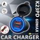The New 60W Mobile Phone Charger For Automobiles, Motorcycles And Ships Is Refitted With Special Intelligent Super Fast Charging Port A-port C.