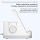 Intelligent Automatic Alignment Three-in-one Wireless Fast Charging Charger Comes With A Watch. The Wireless Charging Cable Is Fully Certified And Can Be Touched By Nightlight.