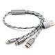 3-in-1 USB-C Cable For IOS Android And Type-C Devices