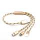 3-in-1 USB-C Cable For IOS Android And Type-C Devices