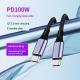 Dual-Port Fast-Charging USB-C To USB-C Cable