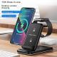 Three In One Fast Charging Bracket Magnetic Base Wireless Charger