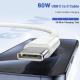 Charger Cable - Portable, Durable, Essential For Charging Compatible With Multiple Devices And Ensures Device Safety.