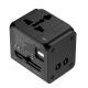 Multi-function Travel Charger Dual USB Port Universal Adapter