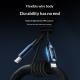 Fast Charging Nylon Braided Cable With Digital Display