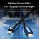 Fast Charging Nylon Braided Cable With Digital Display