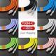 Mecha Elbow 180 Rotating Data Cable Reinforced