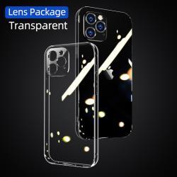 Transparent plating mirror anti-drop glass shell