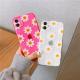 Compatible with Apple, Fluorescent smiley daisy for iPhone11 mobile phone case