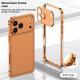 Suitable For 1716promax Seahorse Buckle Frame With Lens Phone Case 15 Metal