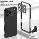 Suitable For 1716promax Seahorse Buckle Frame With Lens Phone Case 15 Metal