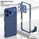 Suitable For 1716promax Seahorse Buckle Frame With Lens Phone Case 15 Metal