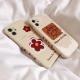 Cartoon Suitable For Ins Side Silicone Anti-fall Mobile Phone Case