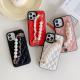 Small Fragrance Pearl Bracelet Phone Case Leather Full Cover