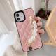 Small Fragrance Pearl Bracelet Phone Case Leather Full Cover