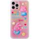 Fashion Creative Love Flower Bear Rabbit Phone Case