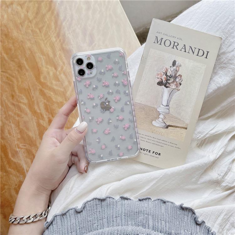 Small Floral Love Right-angle Side Phone Case