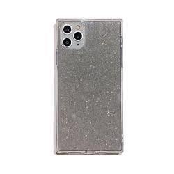 Glitter Square Fluorescent Silicone Phone Case