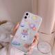 Laser Bear Mobile Phone Case Female Mobile Phone Case Starry Universe Cartoon Pattern