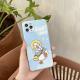 Compatible with Apple, Compatible with Apple , Embroidered Cartoon Duck For IPhone12ProMax Apple X XS XR Texture Phone Case