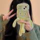 Cartoon Furry Pull-out Frog Phone Case