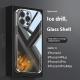 Transparent Glass Fine Hole Drop-resistant Phone Case