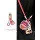 Color Polka Dot Small Bookbag Phone Case Carrying Strap Crossbody