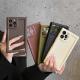 Skin Feeling Solid Color  Phone Case Roman Column 14Pro Three-dimensional Invisible Bracket 1312 Protective Case