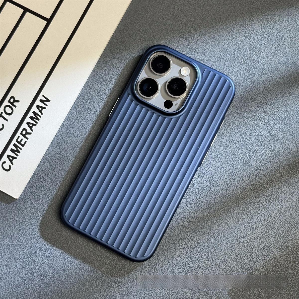 Corrugated Matte Electroplating Mobile Phone Shell Frosted Hard Shell