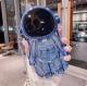 Applicable Electroplating TPU Astronaut Phone Case Flip Mirror Bracket 13 Protective Cover