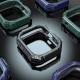 Carbon Fiber Half Pack Electroplating TPU Anti-fall Watch Protective Case