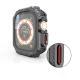 Carbon Fiber Half Pack Electroplating TPU Anti-fall Watch Protective Case