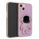 Three-dimensional Astronaut Mobile Phone Case All-inclusive Anti-fall Electroplating Bracket Protective Cover