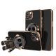 Phone Case Panda Electroplating Lens Film Astronaut Holder