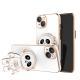 Phone Case Panda Electroplating Lens Film Astronaut Holder