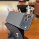 New Matte Solid-color, Skin-feel Crystal Full-body Lens-protecting Phone Case