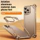 Creative Metal Aluminum Alloy Hollow Phone Case