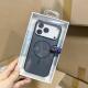 Two-color Skin Feeling Magnetic Suction AI Photo Button Phone Case