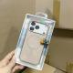 Two-color Skin Feeling Magnetic Suction AI Photo Button Phone Case