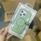 Two-color Skin Feeling Magnetic Suction AI Photo Button Phone Case