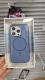Two-color Skin Feeling Magnetic Suction AI Photo Button Phone Case