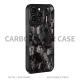 Metal Frame Forged Pattern Mobile Phone Protective Shell