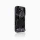 Electroplating Bright Silver Hollow Skull Tiger Tooth Mobile Phone Case